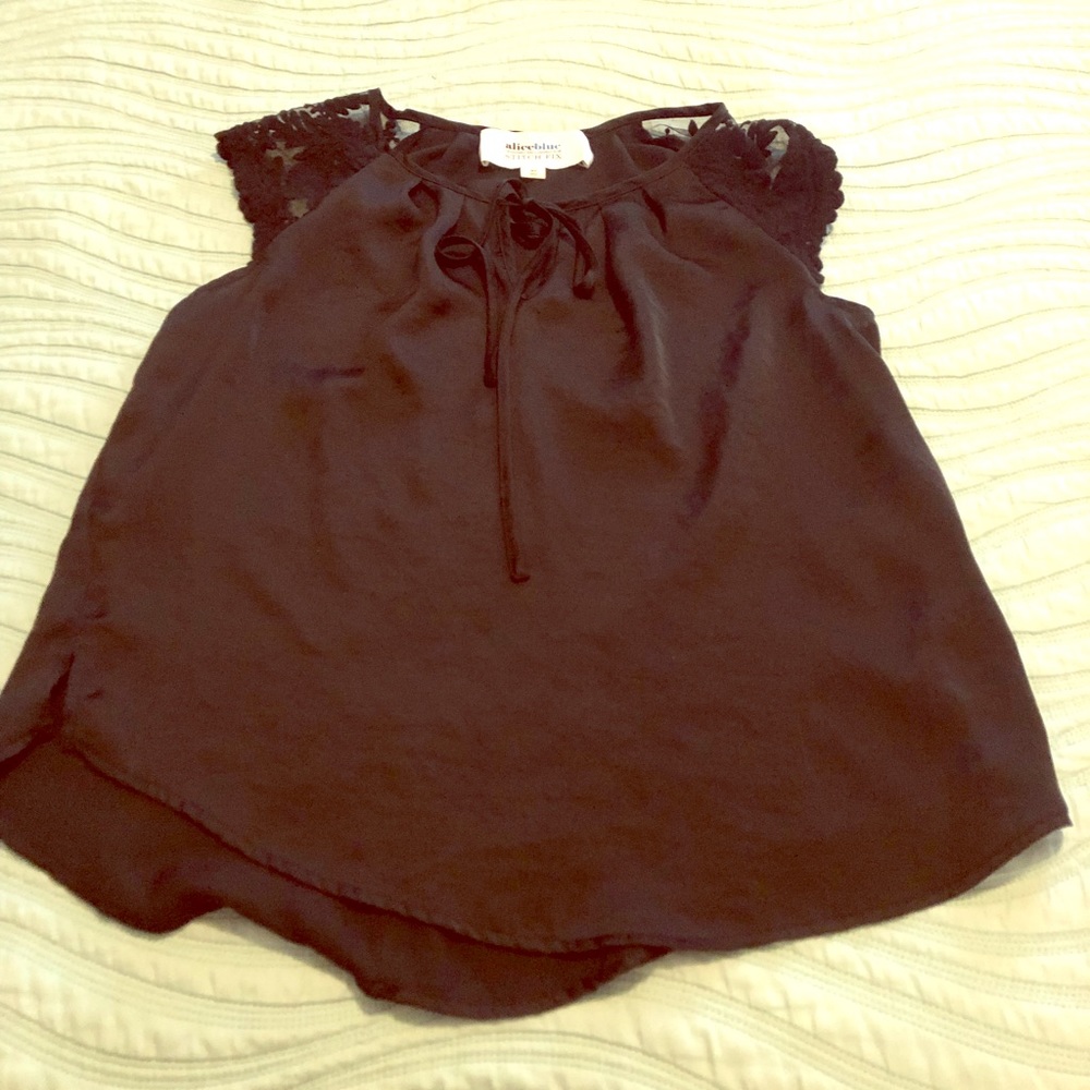 Black dress top